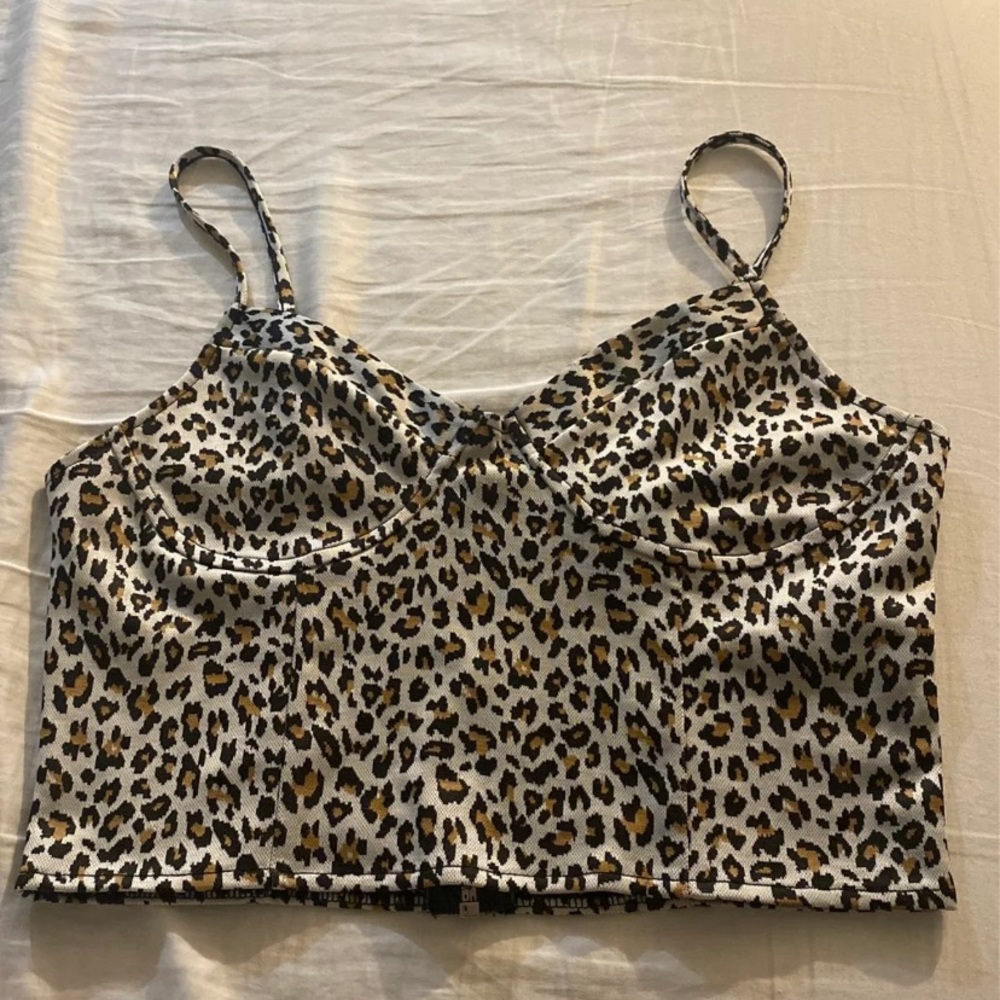 Cheetah crop top